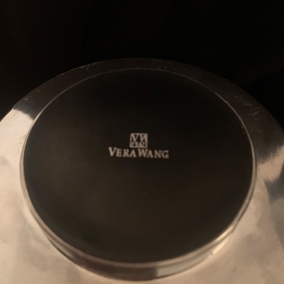 Vesta Hollowware Wedgewood Vera Wang Stacking Metal Cylinders set of 2 - Picture 5 of 6